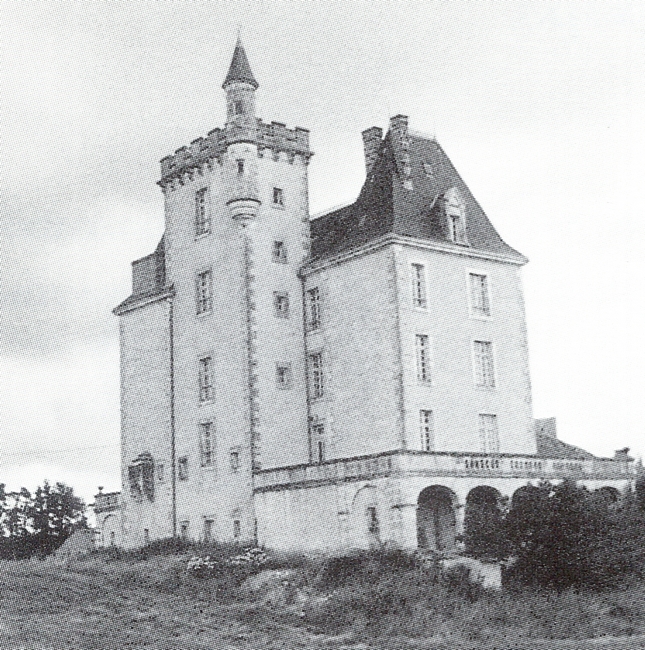 Le château de Beynac - Tiré de l'ouvrage Deux Siècles de Vènerie à travers la France - H. Tremblot de la Croix et B. Tollu (1988)
